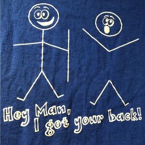 Funny Tee / Classic Blue Tee / Friend Tee